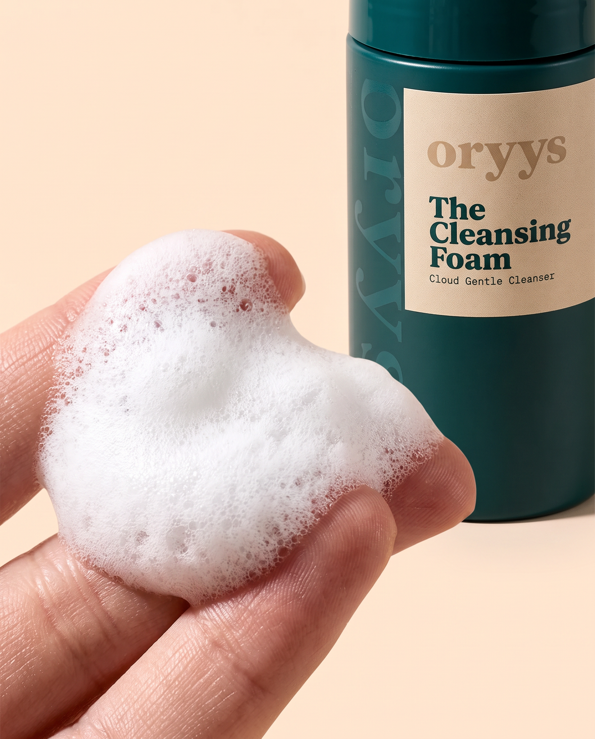 Cleansing foam texture